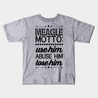 Parks and Recreation - Meagle Motto! Kids T-Shirt